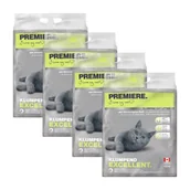 Żwirek dla kotów - PREMIERE Excellent Żwirek zbrylający o zapachu trawy cytrynowej 4x12 kg - miniaturka - grafika 1