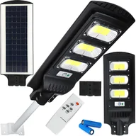 Lampy ogrodowe - Lampa Uliczna Led Latarnia Solarna 240W + Pilot - miniaturka - grafika 1