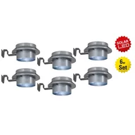 Lampy ogrodowe - NÄVE Solarna lampa do rynny dachowej LED Mistra 6 szt. - miniaturka - grafika 1
