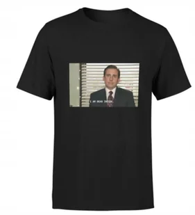 KOSZULKA MĘSKA ŚMIESZNA T-SHIRT Z NADRUKIEM THE OFFICE MICHAEL SCOTT r. L - Koszulki męskie KOSZULKA MĘSKA ŚMIESZNA T-SHIRT Z NADRUKIEM THE OFFICE MICHAEL SCOTT r. L - Koszulki męskie - miniaturka - grafika 1