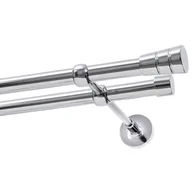 Karnisze - Karnisz DECASTYL Stożek Podwójny 480 cm Chrom - miniaturka - grafika 1