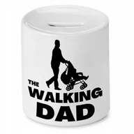 Skarbonki - SKARBONKA DLA TATY THE WALKING DAD PREZENT z Nadrukiem ze Zdjęciem - miniaturka - grafika 1