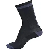 Skarpetki damskie - Hummel Elite Indoor Sock Low skarpety uniseks czarny Schwarz/Asphalt 39-42 204043-1006 - miniaturka - grafika 1