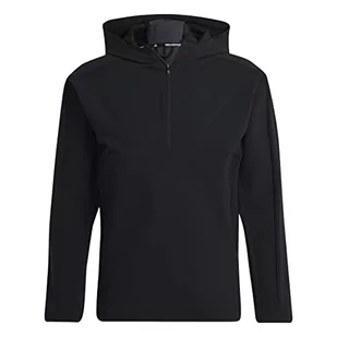 adidas Męska bluza z kapturem Wo Cordur Fz, czarna, L, czarny, L - Bluzy męskie - miniaturka - grafika 1
