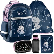 Plecaki szkolne i tornistry - Plecak szkolny dla dziewczynki tornister 1-3 4-6 klasa Myszka Minnie Zestaw - miniaturka - grafika 1