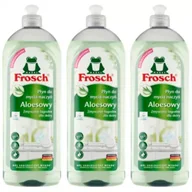 Środki do zmywarek - Frosch Płyn do mycia naczyń aloesowy Zestaw 3 x 750 ml - miniaturka - grafika 1