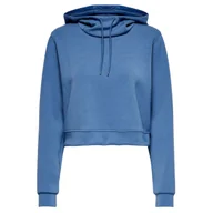 Bluzy damskie - Bluza damska Only Play z kaputrem dresowa niebieska-L - miniaturka - grafika 1