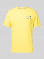 Koszulki męskie - T-shirt z wyhaftowanym napisem i motywem model ‘PORTOFINO’ - miniaturka - grafika 1