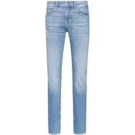 Spodenki męskie - BOSS Męskie spodnie jeansowe Delaware Bc-l-c, Turquoise/Aqua441, 31W / 32L - miniaturka - grafika 1