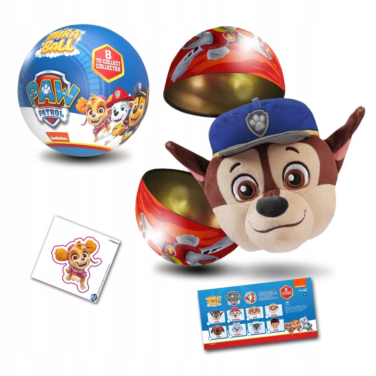 4KIDZ Kula niespodzianka MIRA BALL mały pluszak niespodzianka PSI PATROL