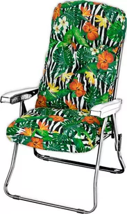 Poduszka na leżak bez podnóżka R FLORES 363 - Poduszki ogrodowe - miniaturka - grafika 1