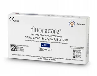 Test Combo 4w1 COVID-19, Grypa AB, RSV I&A Medical (Fluorecare) - Testy na koronawirusa - miniaturka - grafika 1