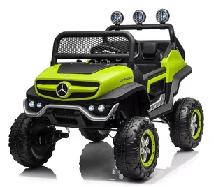 ADEL Pojazd Mercedes BENZ UNIMOG Zielony PA.JL199.ZIE - Pojazdy elektryczne dla dzieci - miniaturka - grafika 1