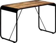 Stoły - Elior Stół jadalniany lite drewno Relond 2X brązowy - miniaturka - grafika 1