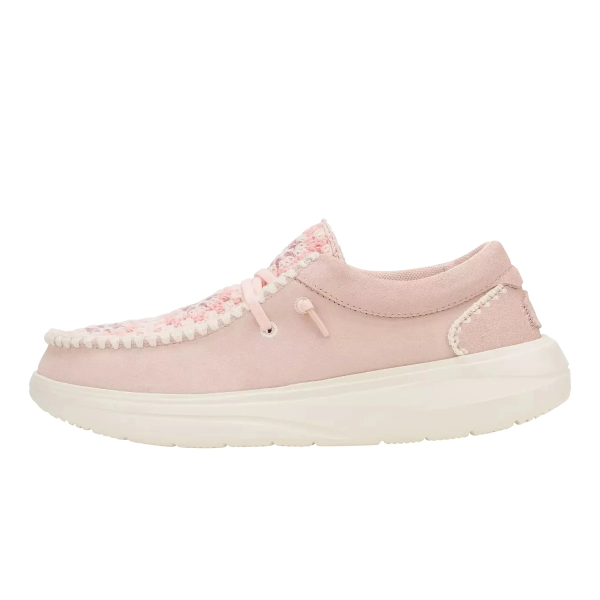 HeyDude Damskie Buty Mokasyny Wsuwane Wendy Comf Suede Crochet 37