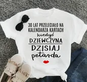 Koszulki i topy damskie - koszulka na 30 urodziny - miniaturka - grafika 1