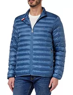 Kurtki męskie - Tommy Hilfiger Męska kurtka z recyklingu, tkana, Blue Coast, L - miniaturka - grafika 1