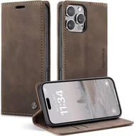 Etui i futerały do telefonów - Etui na telefon komórkowy Caseme do Iphone iPhone 13 Pro Max - ciemnobrązowe - miniaturka - grafika 1
