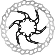 Hamulce rowerowe - GALFER Tarcza hamulcowa Galfer Wave 6 otworów srebrna tarcza hamulcowa o średnicy 180 MM DB003W - miniaturka - grafika 1