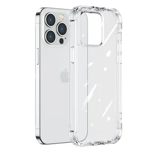 Joyroom Defender Series etui pokrowiec do iPhone 14 Pro Max pancerna obudowa z haczykami podstawką przezroczysty (JR-14H4) - Etui i futerały do telefonów - miniaturka - grafika 1