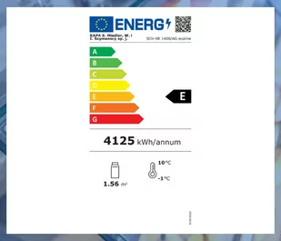 Szafa chłodnicza przeszklona SCh-SR 1400 /AG ECOline RAPA - Szafy i witryny chłodnicze - miniaturka - grafika 4