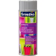 Farby i lakiery w sprayu - Śnieżka Multispray Lakier Ogólnego Stosowania połysk 400 ml szary aluminiowy - miniaturka - grafika 1