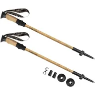 Kije trekkingowe - Spokey Kije trekkingowe 105-135 cm z ekologicznych materiałów BASTONE - miniaturka - grafika 1