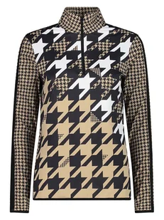 CMP Bluza polarowa w kolorze beżowo-biało-czarnym - Bluzy damskie - miniaturka - grafika 1