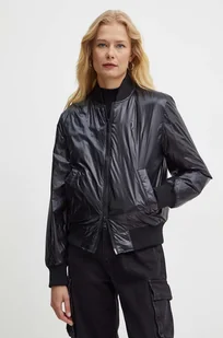 Armani Exchange kurtka bomber damski kolor czarny zimowa 8NYB55 YNYNZ - Kurtki damskie - miniaturka - grafika 1