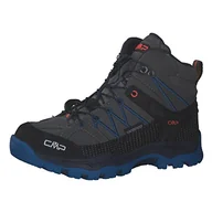 Buty dla chłopców - CMP Kids Rigel Mid hiking boot Buty trekkingowe i trekkingowe Uniseks - dzieci , Graffite Oltremare , 34 EU - miniaturka - grafika 1