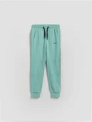 Spodnie i spodenki dla chłopców - Reserved - Bawełniane joggery - zielony - miniaturka - grafika 1