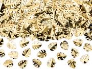 Dekoracje sali - Party Deco Konfetti metalizowane Złote Liście - 15 g KONS8-019M - miniaturka - grafika 1