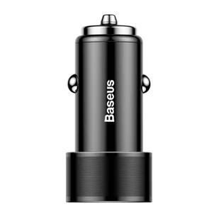 Baseus Baseus Small Screw - Ładowarka samochodowa 2 x USB, 3.4 A + kabel Lightning (czarny) b2btrade-TZXLD-A01-0 - Ładowarki samochodowe - miniaturka - grafika 16