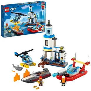 LEGO Klocki City Akcja nadmorskiej policji i strażaków 60308 - Klocki - miniaturka - grafika 1