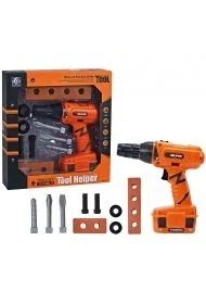 Wiertarka na baterie zestaw narzędzi - Zabawy w naśladowanie dorosłych - miniaturka - grafika 1