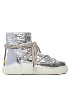 Śniegowce damskie - Inuikii Śniegowce Bomber Star 75202-068 Srebrny - miniaturka - grafika 1