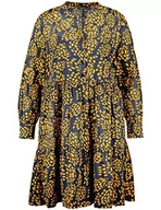 Sukienki - Samoon Sukienka damska 280006-21012, wzór Mood Blue, 46, Mood Blue we wzory, 46 - miniaturka - grafika 1