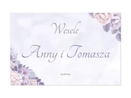 Wesele i ślub - Plakat Weselny personalizowany - 90x60 cm - miniaturka - grafika 1