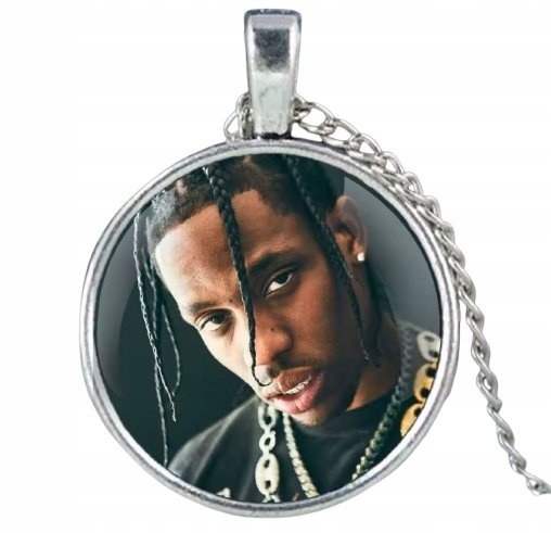 Naszyjnik wisiorek Travis Scott Cactus Jack Rap prezent