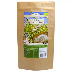 Mąka gryczana pełnoziarnista bezglutenowa BIO 500 g - Pięć Przemian - Mąka - miniaturka - grafika 1