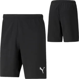 Puma Spodenki męskie Puma teamRISE Short czarne 704942 04 S - Spodnie sportowe męskie - miniaturka - grafika 1