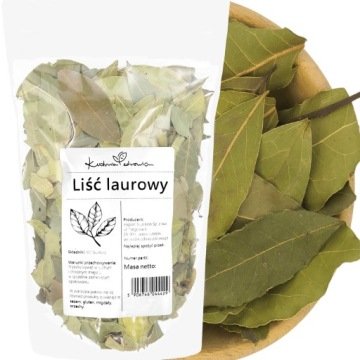 Liść Laurowy 100g Liście Laurowe Świeże Naturalne Kuchnia Zdrowia