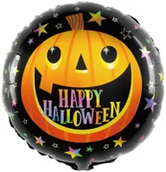 Halloween - Balon foliowy Happy Halloween - 45 cm - 1 szt. - miniaturka - grafika 1
