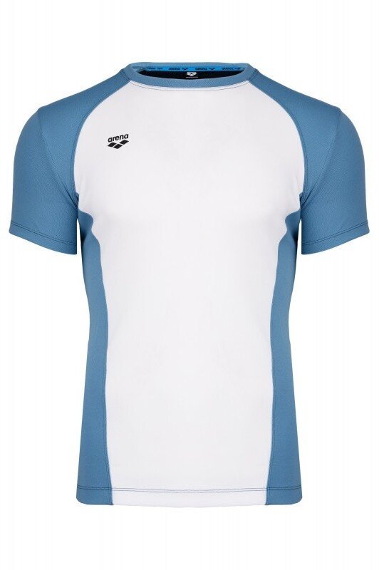 ARENA KOSZULKA T-SHIRT TECHNICZNY MEN GYM S/S PANEL 000948154 WHITE-PATAGONIA ROZMIAR S