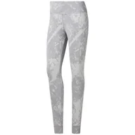 Spodnie sportowe damskie - Spodnie do biegania damskie Reebok Combat Lux Bold Jacquard - miniaturka - grafika 1