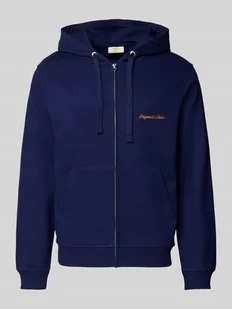 Bluza rozpinana z kieszenią kangurką i zamkiem błyskawicznym - Bluzy męskie - miniaturka - grafika 1