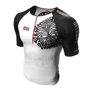 Koszulki sportowe męskie - COMPRESSPORT Triathlonowa koszulka kompresyjna TR3 Aero Top Kona 2017 Polynesian - miniaturka - grafika 1