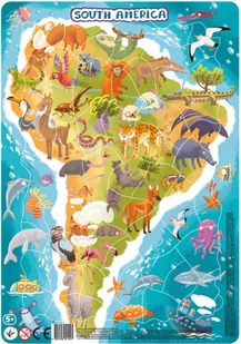 Puzzle Dodo 53 el. Ameryka Południowa 5+ - Puzzle - miniaturka - grafika 1