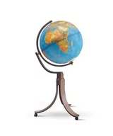 Globusy - Globus Emily Blue - podświetlany fizyczno-polityczny, kula 50 cm, Nova Rico - miniaturka - grafika 1