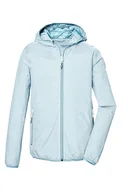Kurtki damskie - killtec Damska kurtka funkcyjna/kurtka przeciwdeszczowa z kapturem, pakowalna KOS 109 WMN JCKT, niebieska (Bali), 40, 42955-000 - miniaturka - grafika 1